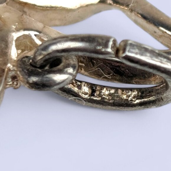 (2/$20) Vintage Sterling Butterfly Cut Out Charm - Picture 5 of 6